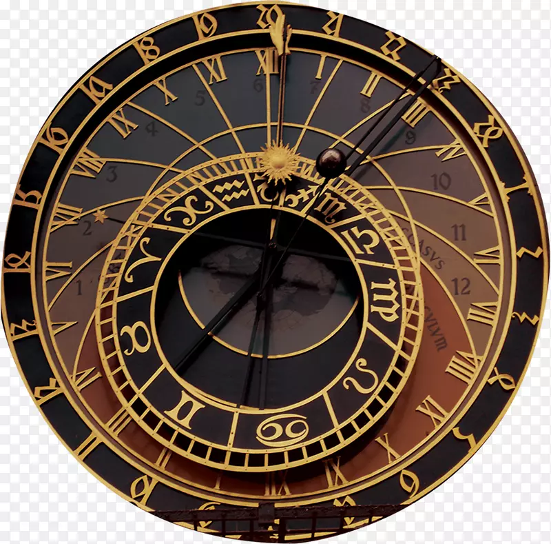 布拉格天文钟MarcZawel-古时钟颜色欧洲