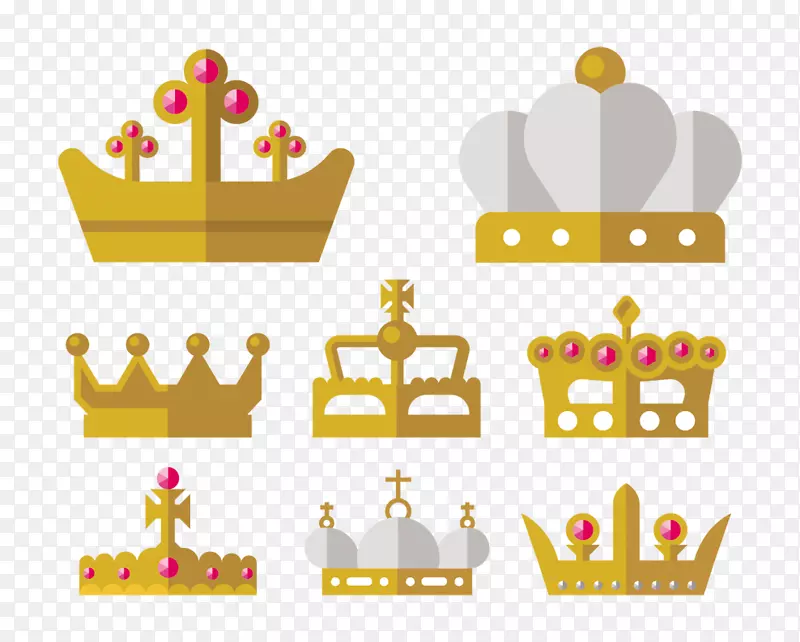 皇冠剪贴画-卡通冠套