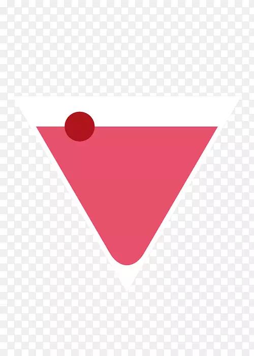 粉红色三角形