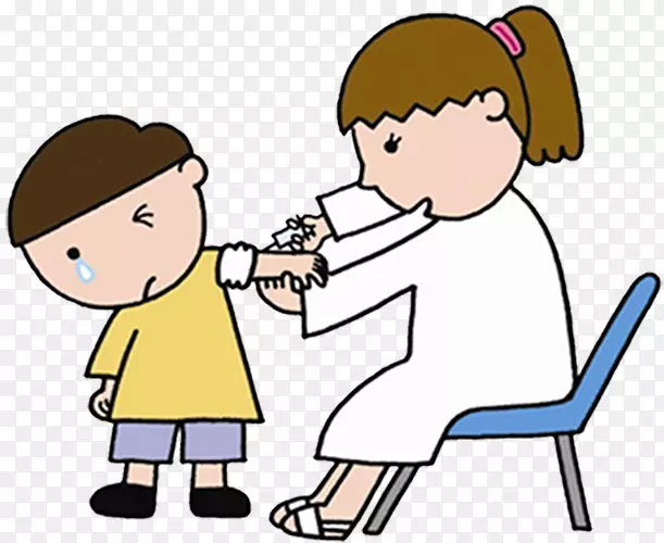 预防保健传染病疫苗-白天使给孩子接种疫苗