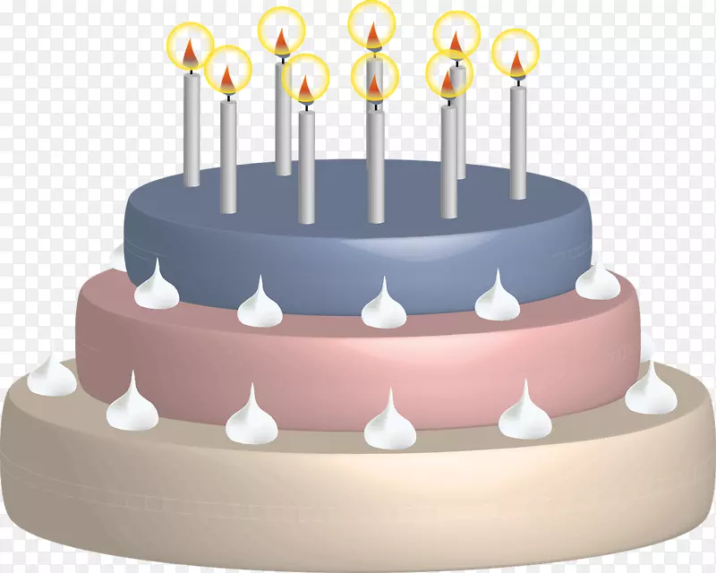 生日蛋糕巧克力牛奶蜡烛派对-巧克力蛋糕