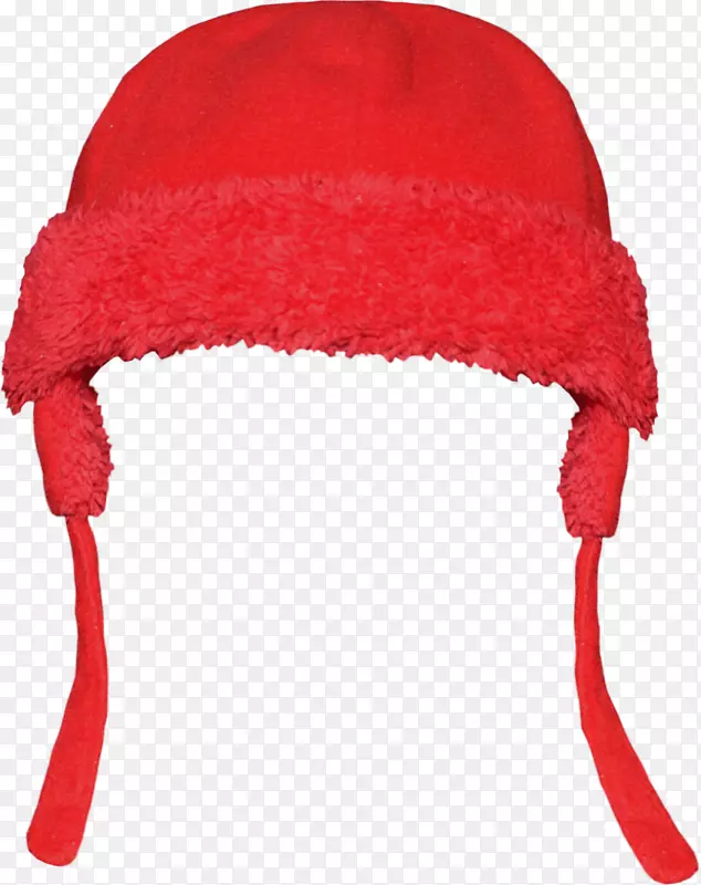 针织帽，红帽