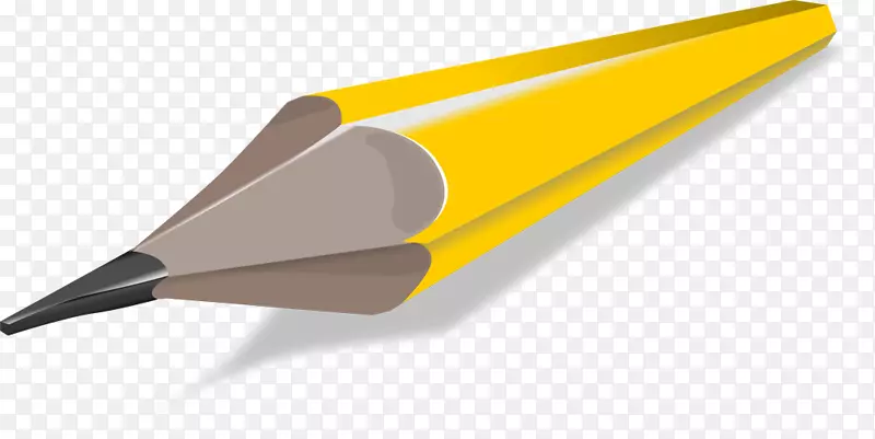 铅笔画夹艺术.黄色铅笔