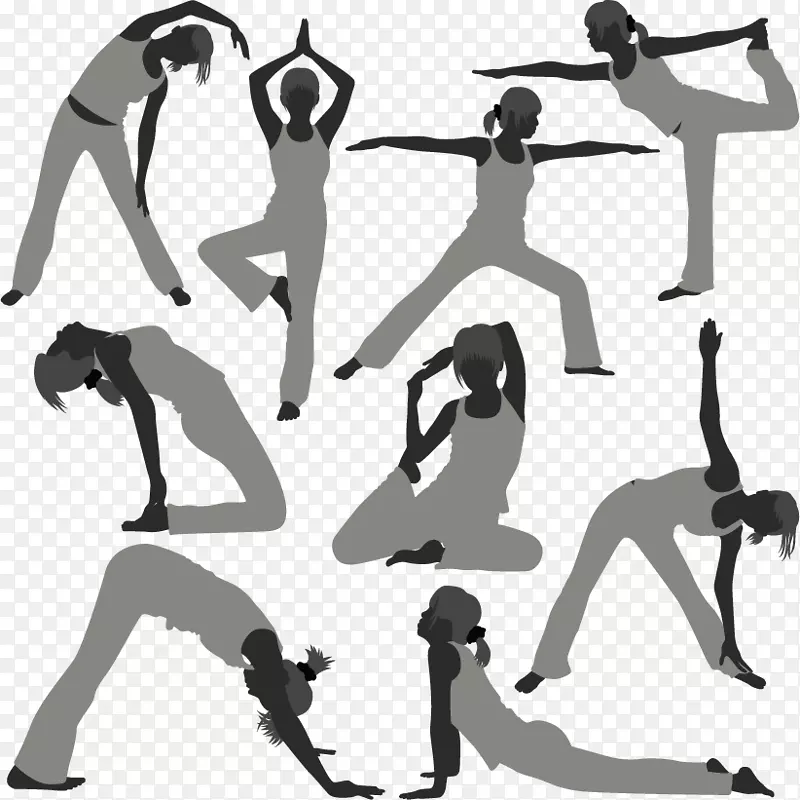 身体锻炼瑜伽和运动球-女性健身材料