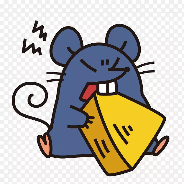 棕色鼠u30cdu30bau30df卡通剪贴画-卡通可爱老鼠