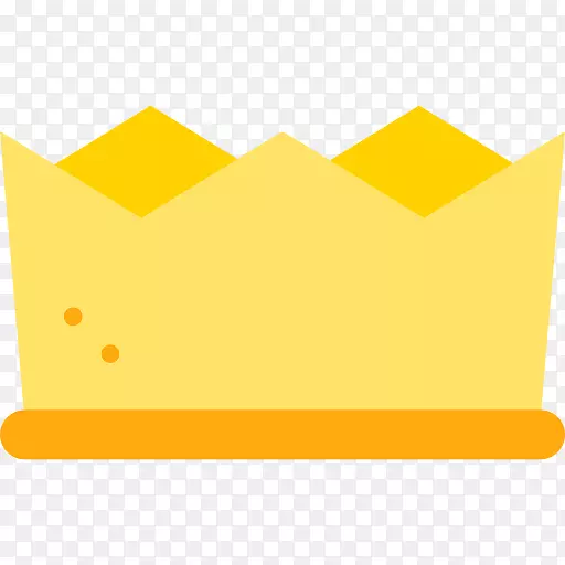 纸黄色区域图案-皇冠
