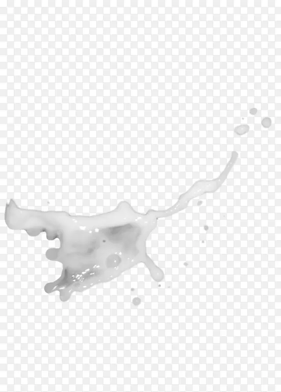 白色原料图案-牛奶