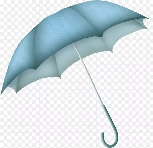 蓝色谷歌图片剪辑艺术-蓝色雨伞