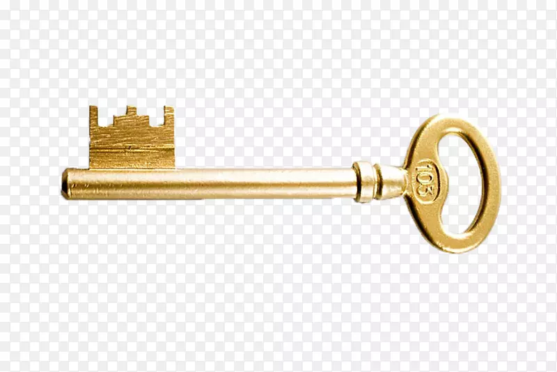 钥匙锁金-一把钥匙