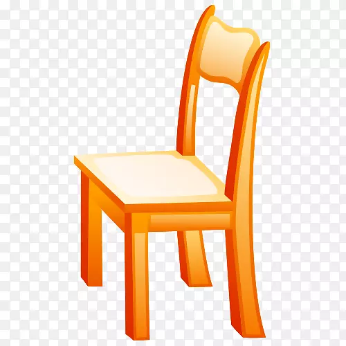 桌上家具椅儿童着色书卡通椅
