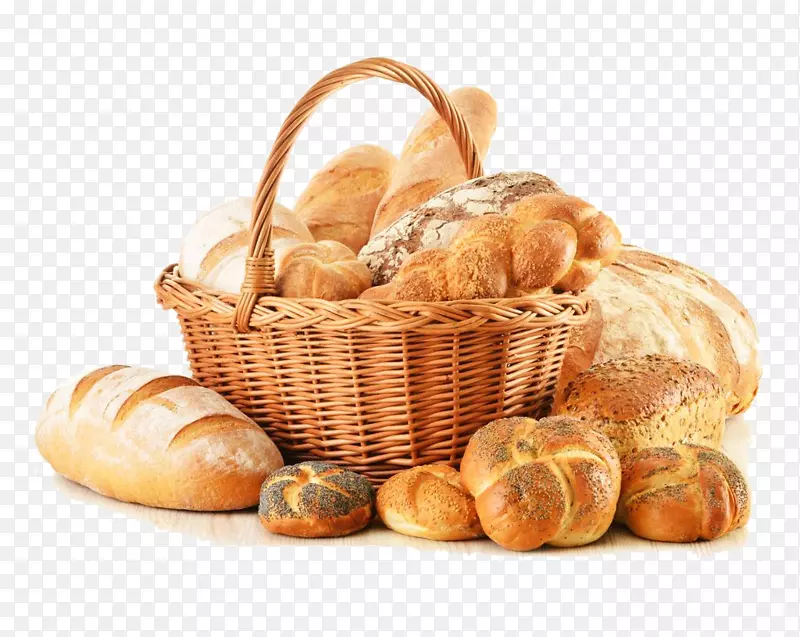 面包店帕尼尼小面包夹艺术-篮子面包材料免费拉