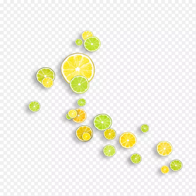 柠檬奥格里斯剪贴画-浮动柠檬