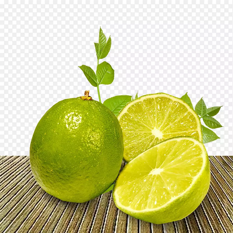 波斯酸橙柠檬图标-绿色柠檬PNG