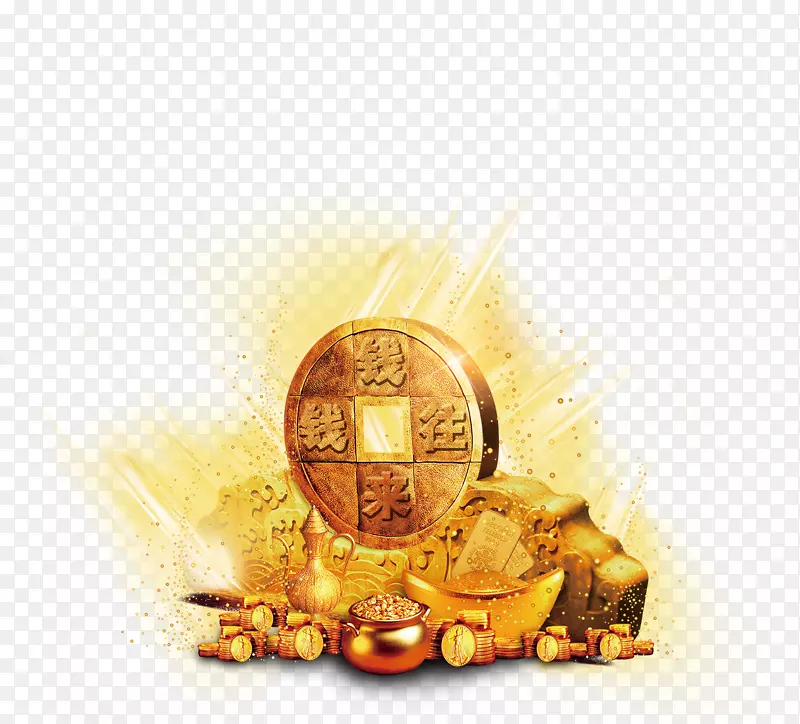 闪闪发光的黄金PNG图片素材下载_图片编号269683-PNG素材网