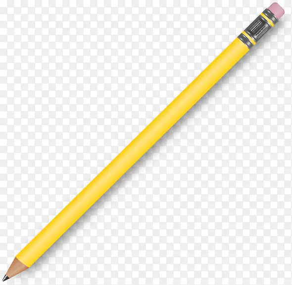 铅笔石墨夹艺术.黄色铅笔