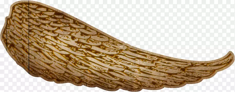 机翼化学元素金装饰金色翅膀