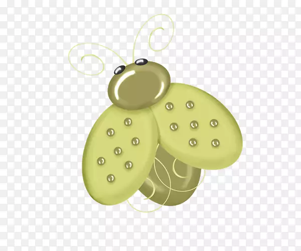 昆虫蜜蜂瓢虫蝴蝶夹艺术瓢虫