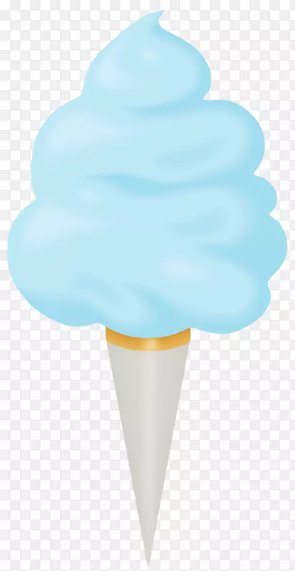 冰淇淋锥草莓冰淇淋蓝色卡通蓝色冰淇淋
