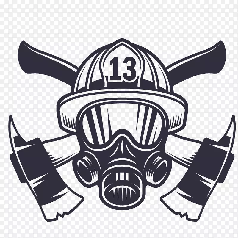 消防队员头盔消防处标志消防处标牌