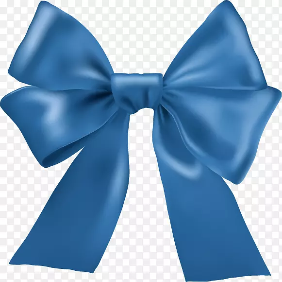 蓝色丝带鞋带结-蓝色丝带，美丽的蓝色丝带