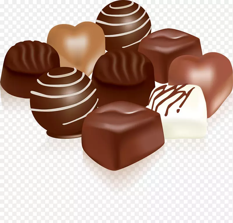 巧克力球巧克力蛋糕-3D创意糖果，精美巧克力糖果