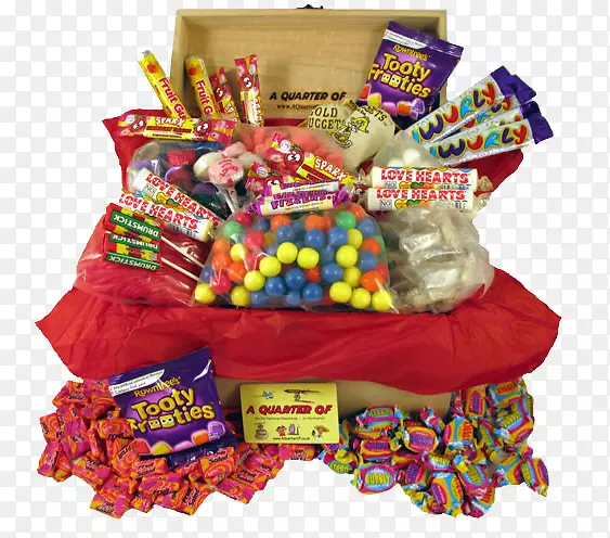 糖果小吃盒，杂烩礼品-糖果，小吃，盒装，食客