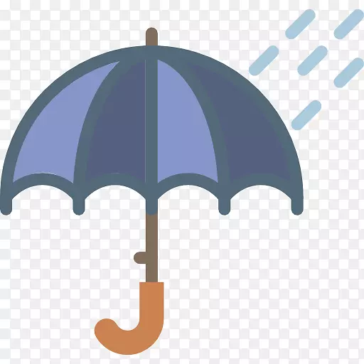 雨图标-卡通伞