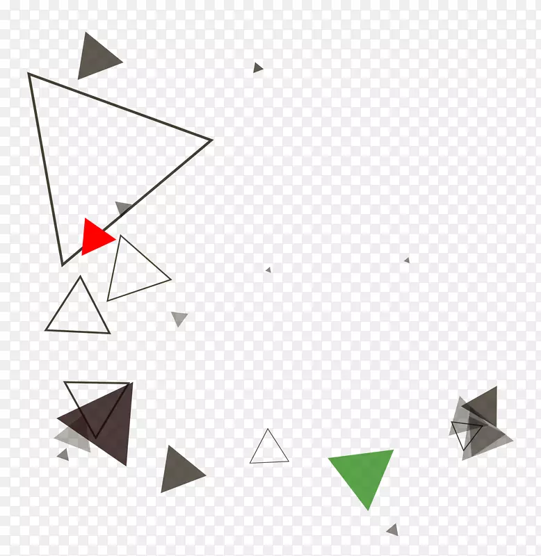 三角形几何-三角形浮动元件