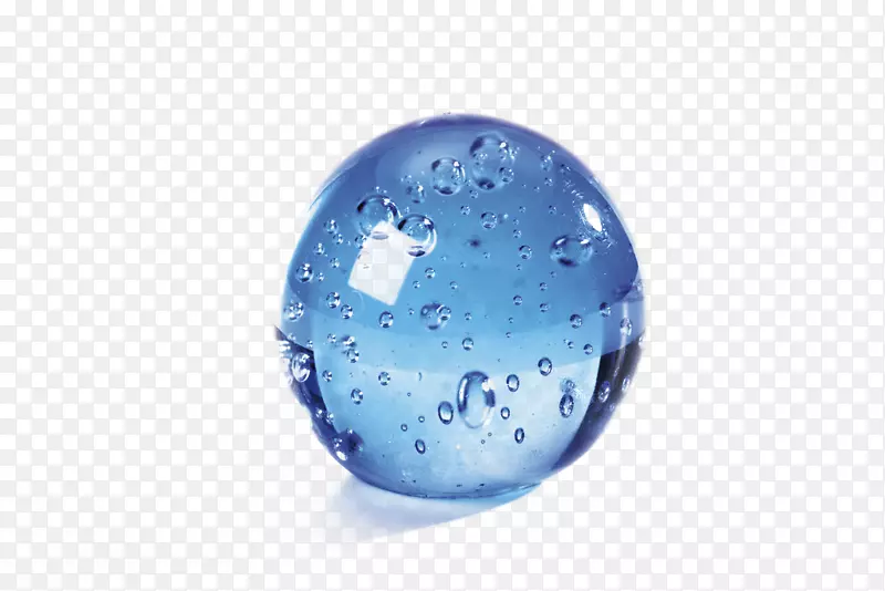 大理石球-蓝色玻璃球