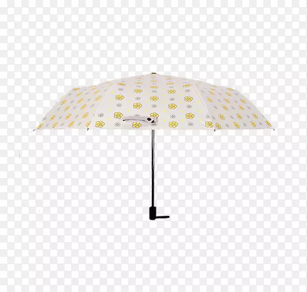伞形黄角图案-亮片经典山花伞