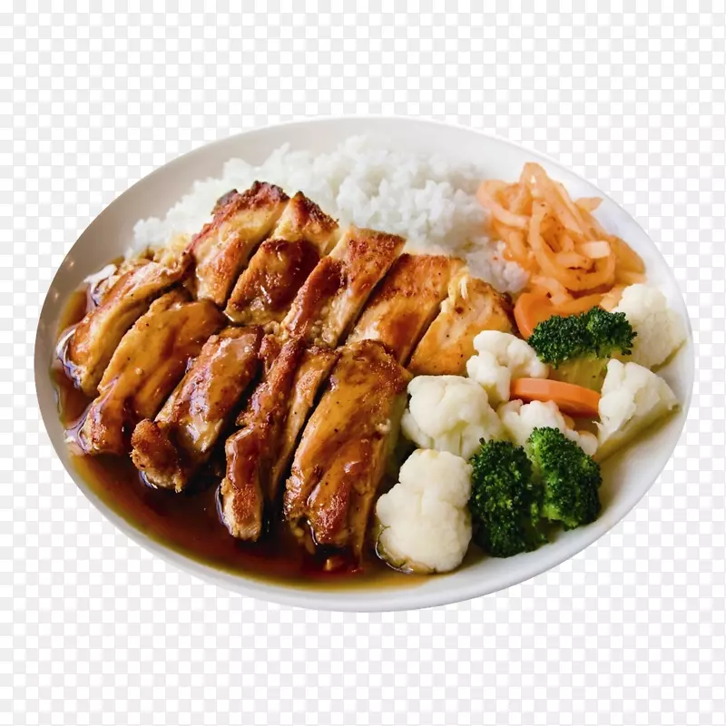 烤鸡食谱快餐亚洲菜炸鸡烤鸡饭