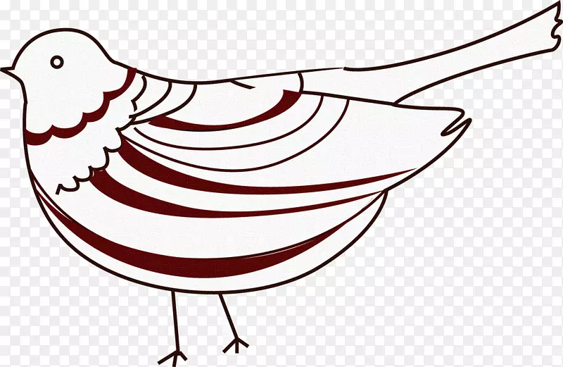 鸟类图剪贴画-卡通鸟