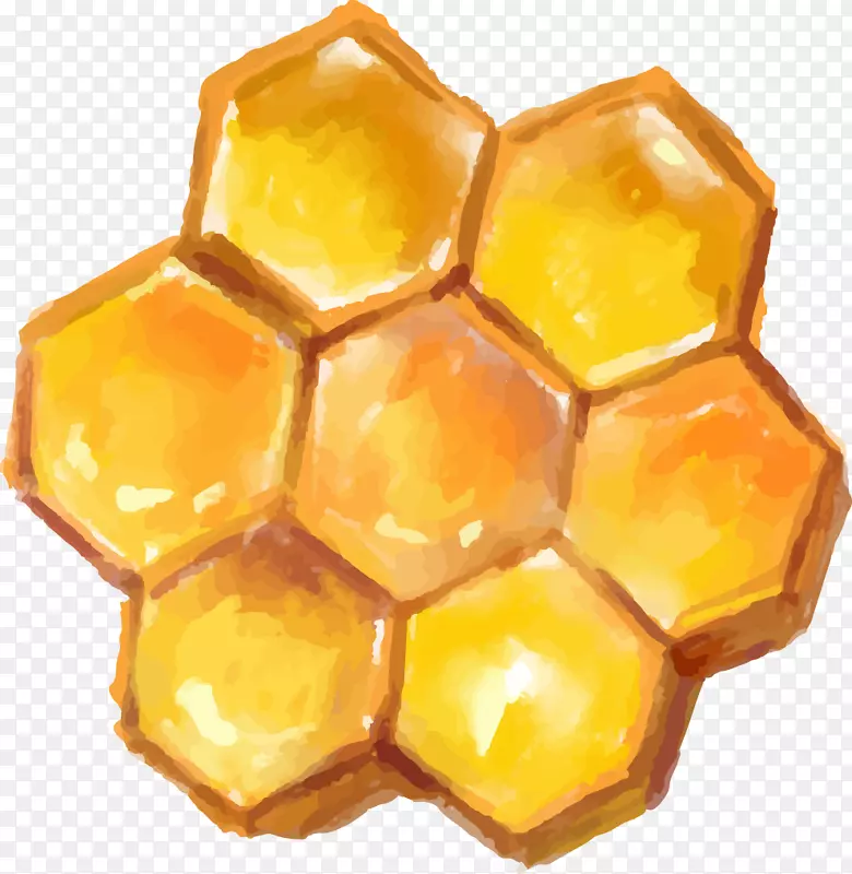 蜜蜂蜂巢-蜜蜂装饰元素