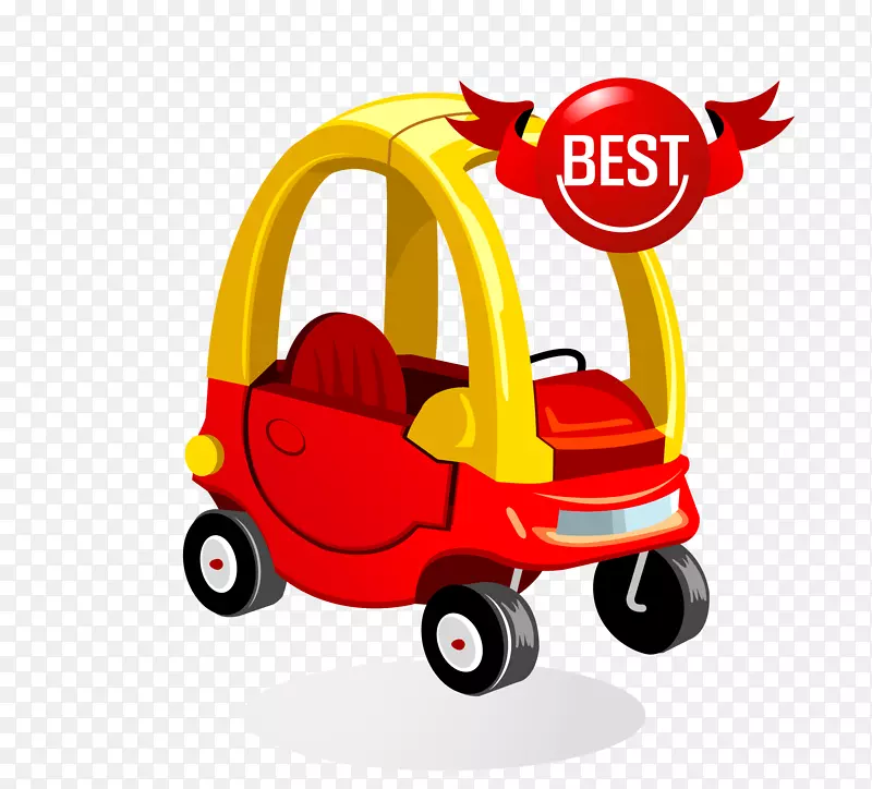 汽车玩具插图-儿童玩具车促销