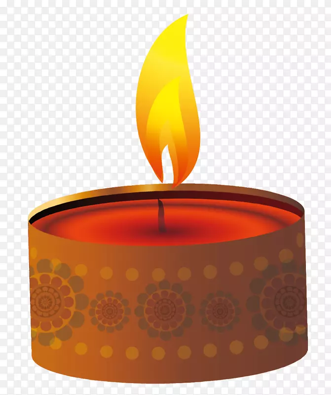 蜡烛火焰-火焰黄色蜡烛材料