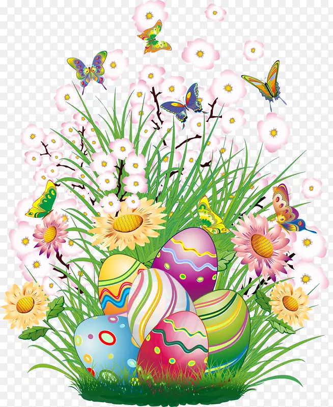 复活节兔子彩蛋夹艺术手绘彩蛋