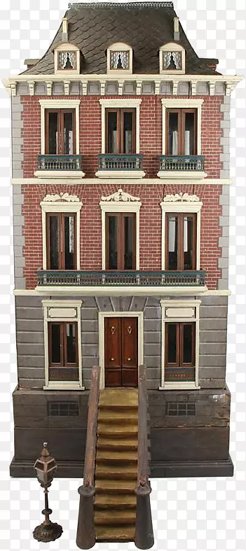 门窗立面砖房-多窗装饰建筑