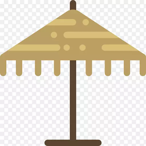 可伸缩图形伞图标-太阳伞