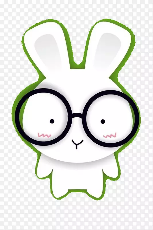 兔毛可爱卡通头像-兔子