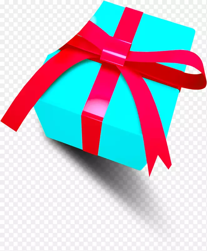 礼品色带盒剪贴画-礼品，礼品