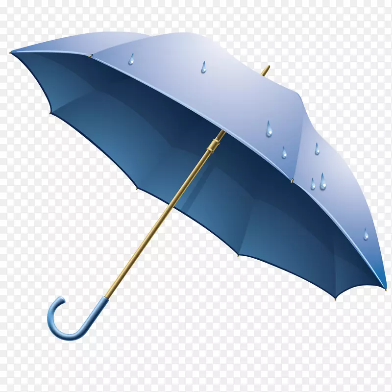雨伞-蓝色伞