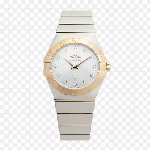手表表带金属-欧米茄星座系列女性石英表