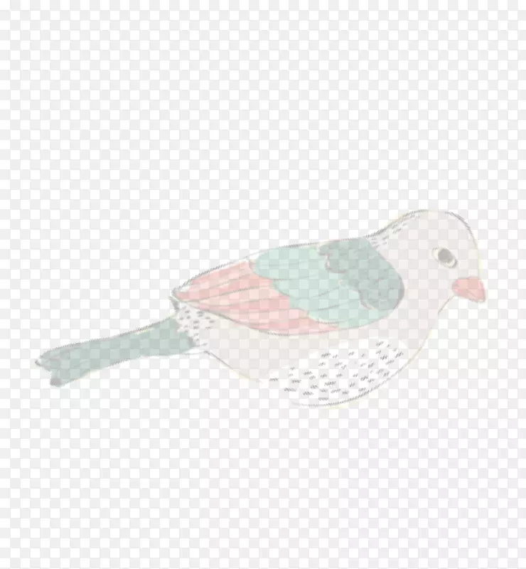 喙鸟图案-卡通鸟