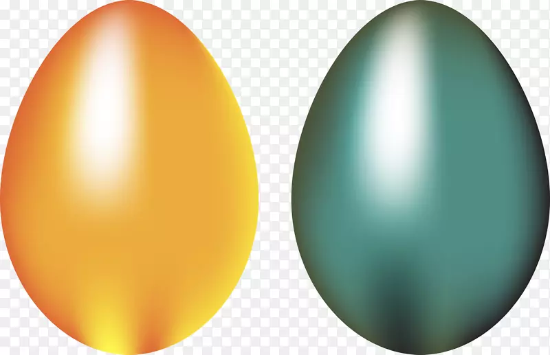 复活节彩蛋球-两个蛋