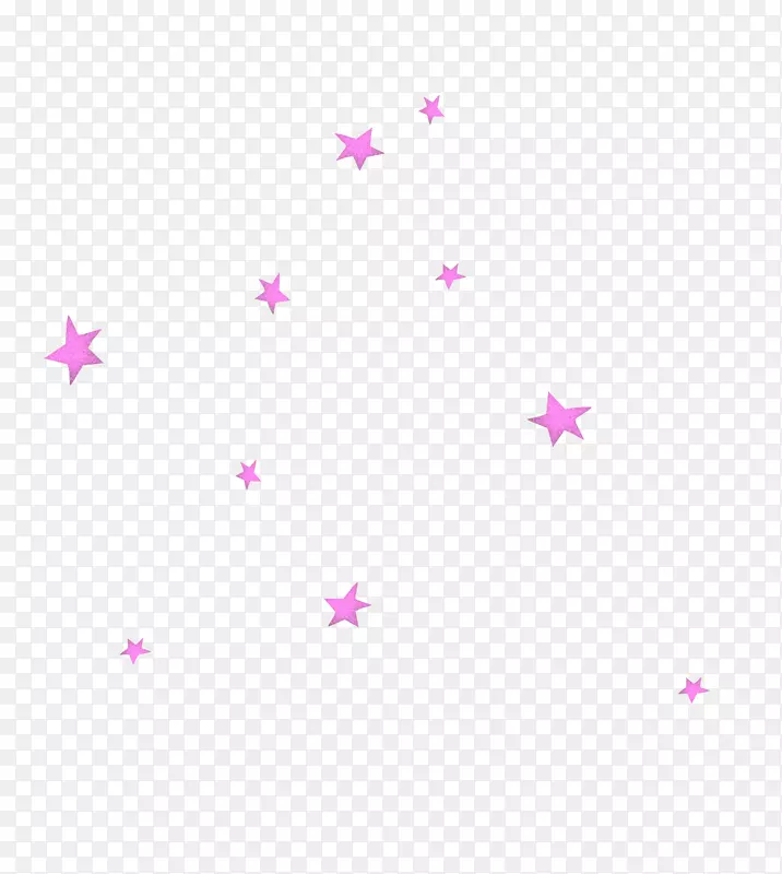 画粉红色的星星