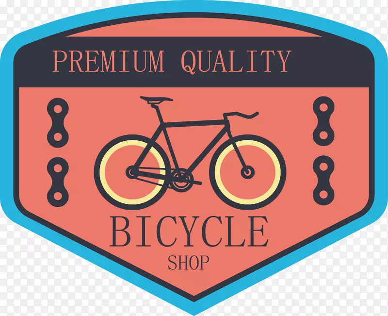自行车-自行车标签设计