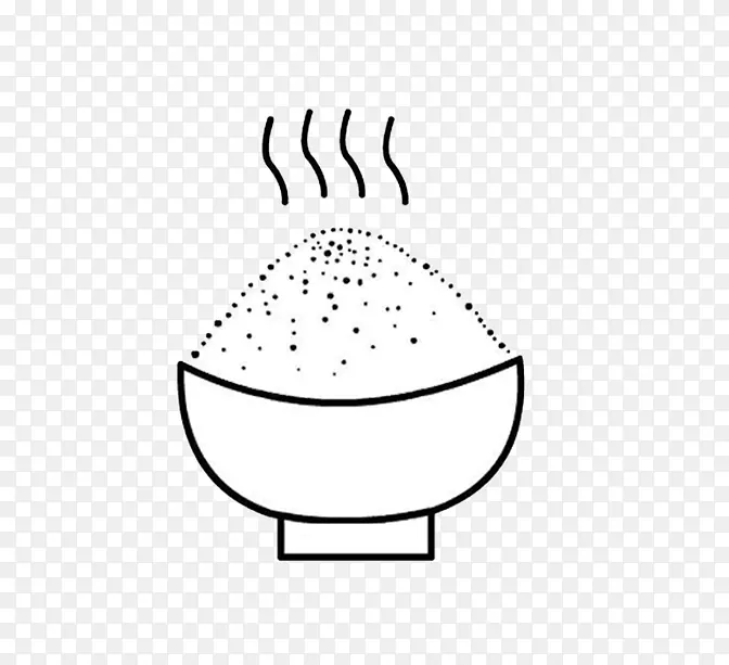 雪糕玉米上的圆心汤圆洋葱炒饭-米粉素描