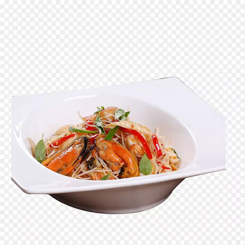 雅克索巴炒饭，大丽菜，泰国料理-海鲜饭