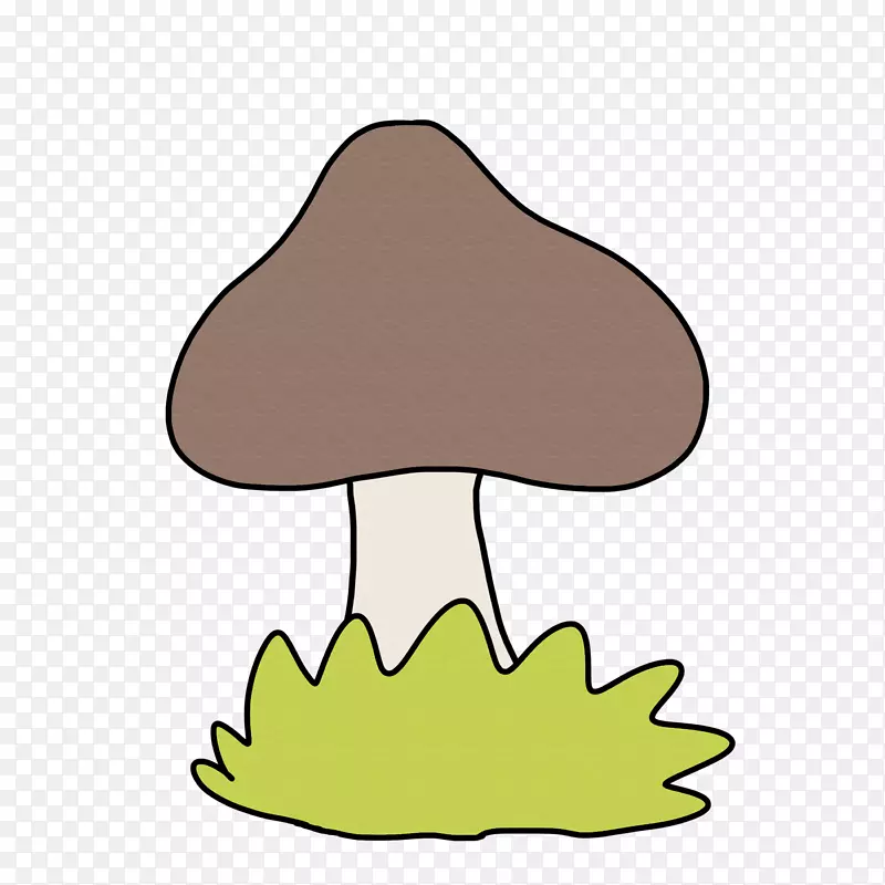 下载艺术品剪贴画-蘑菇PNG免费下载