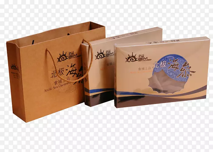 海参食品包装和标签.海参礼品盒
